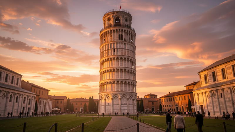 Der Schiefe Turm von Pisa: Warum das Scheitern den Turm unsterblich machte